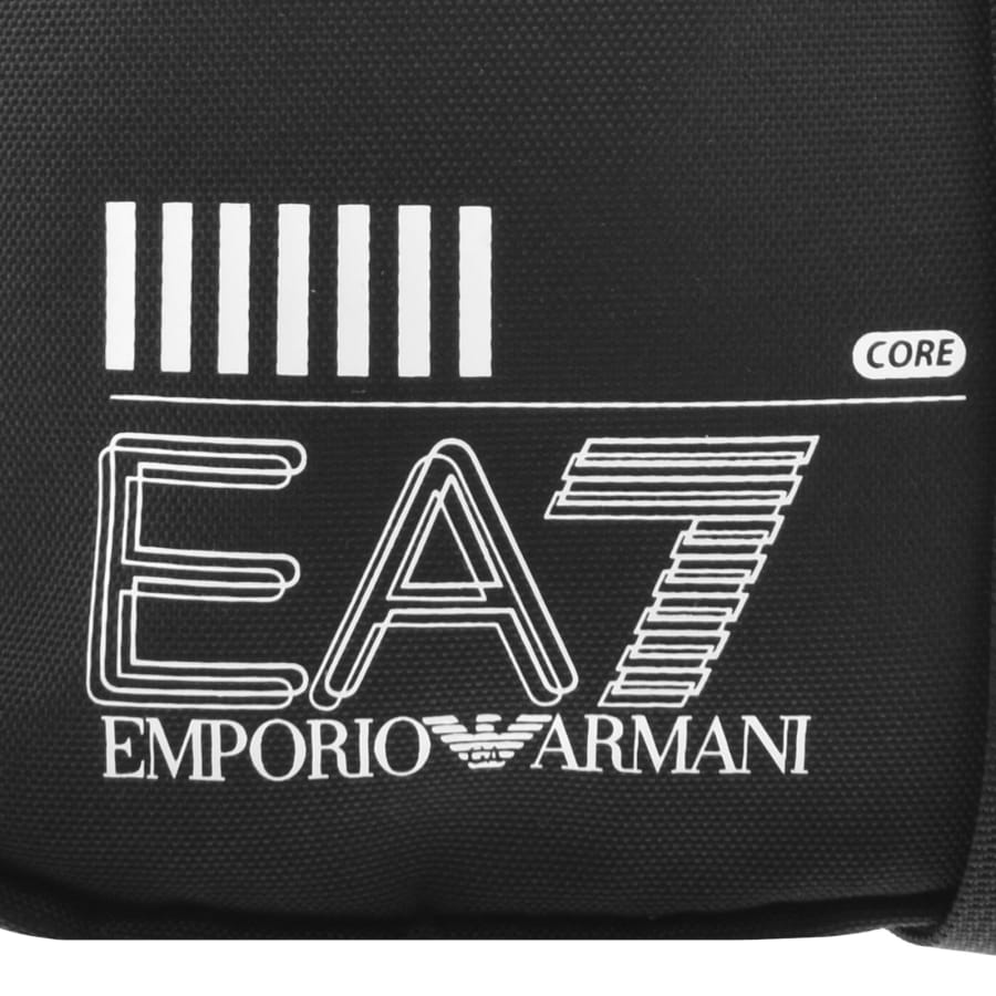 Emporio armani logo shoulder bag black 2025